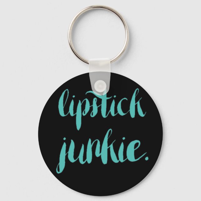 Llavero Lipstick Junkie Keychain (Anverso)