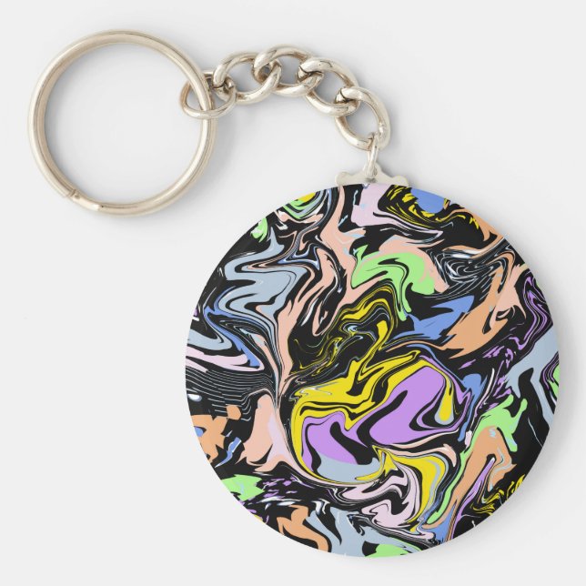 Llavero Liquify Abstraction (Frente)