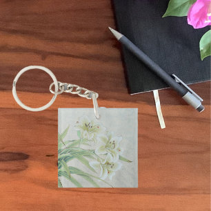 Llavero Lirio blanco