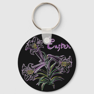Llavero Lirio morado -