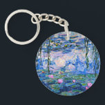 Llavero Lirios de agua de Monet<br><div class="desc">Lirios de agua,  famosa pintura de Claude Monet.</div>