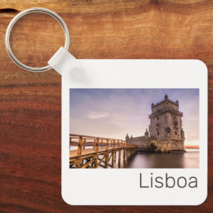 Llavero Lisboa Portugal Torre de Belém Vacaciones al atard
