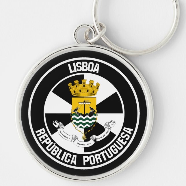 Llavero Lisboa Round Emblem (Frente)