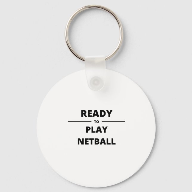 LLAVERO LISTO PARA JUGAR NETBALL (Anverso)