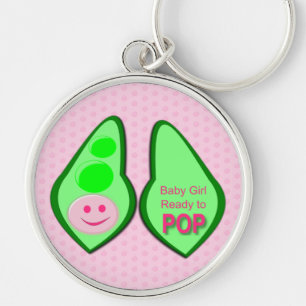 Llavero Listo para pop Girl Pea Rosa