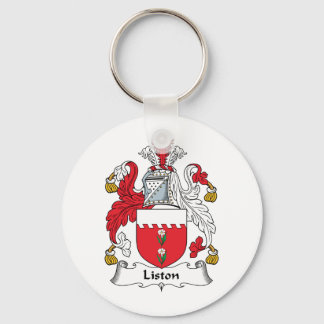 Llavero Liston Family Crest