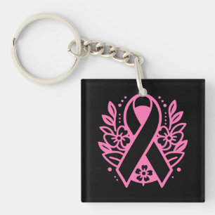 Llavero Listón Rosa de Conciencia del Cáncer de Mama