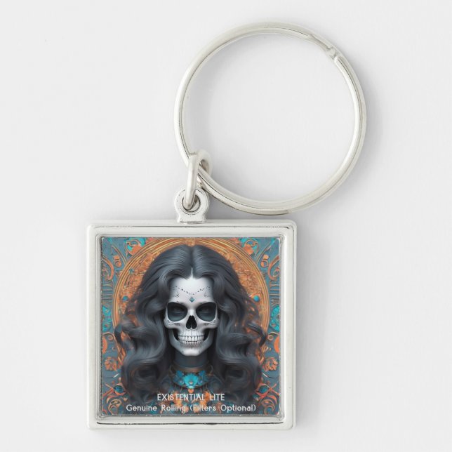 Llavero LITE Memento Mori Femme Skull (Frente)