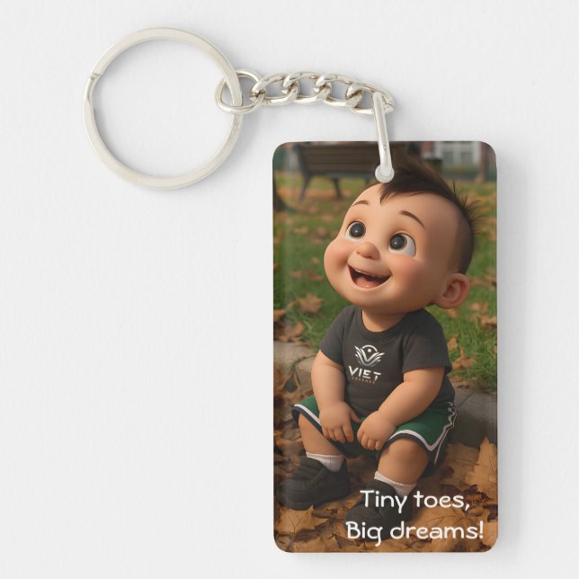 Llavero Little Dude S7 & babyJoy S9 double-sized keychain (Frente)