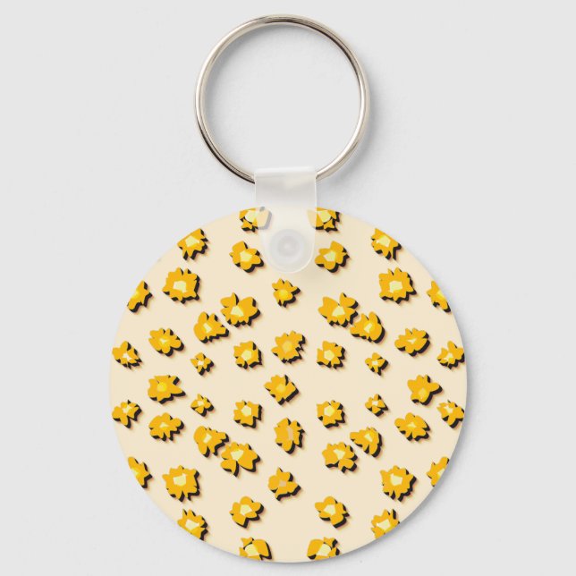 Llavero Little Flowers. (Anverso)