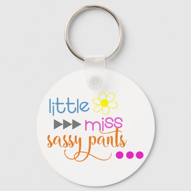 Llavero Little Miss Sassy Pants (Anverso)