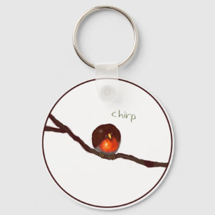 Llavero Little round Robin chirping chirp