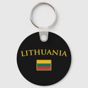 Llavero Lituania Dorada