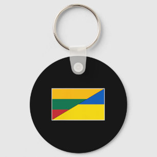 Llavero Lituania Ucrania Bandera Lituana Ucraniana Nación