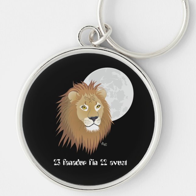 Llavero Liun 23 fanadur fin 22 avust Schlüsselanhänger (Frente)