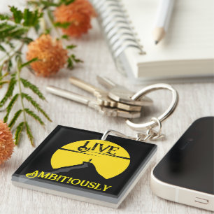 Llavero Live Ambitiy Keychain