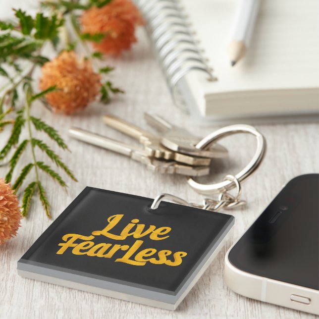 Llavero Live Fearless - Motivation (Frente Derecha)