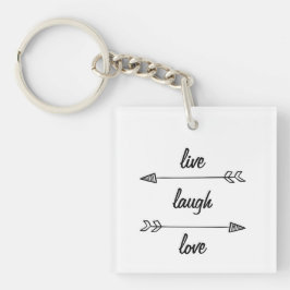 Llavero Live, Lauder, Love Key Chain