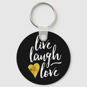 Llavero Live Laugh Love Keychain