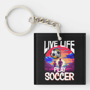 Llavero Live Life Play Soccer, accesorio de aficionado al 