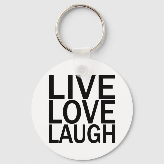 Llavero Live Love Laugh (Anverso)