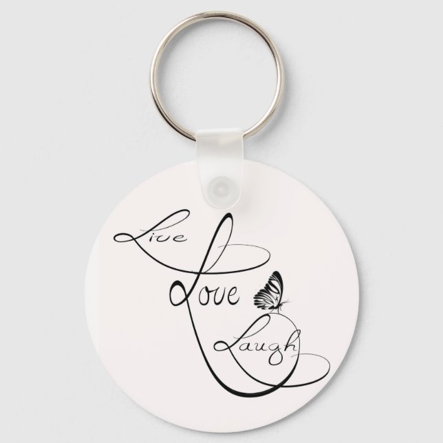 Llavero Live love Laugh (Anverso)