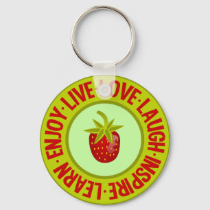 Llavero LIVE LOVE LAUGH ... cadena de claves