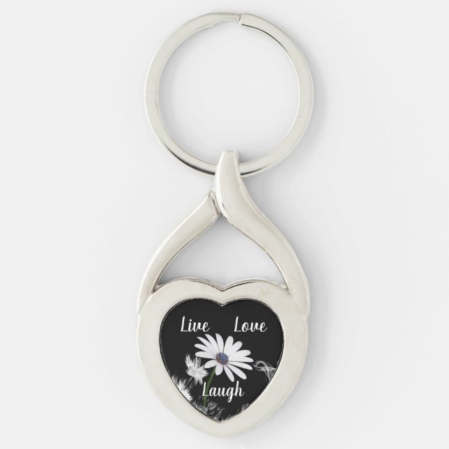 Llavero Live Love Laugh Daisy (Anverso)