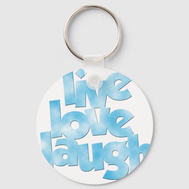 Llavero Live Love Laugh Keychain (Anverso)