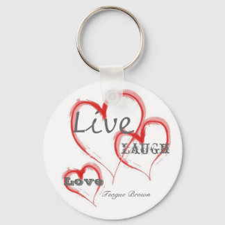 Llavero Live, Love, Laugh, Teague Brown