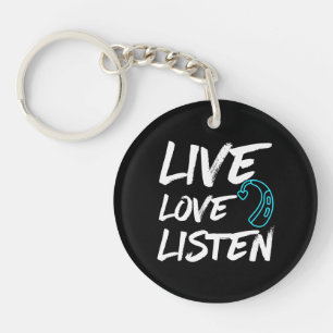 Llavero Live Love Listen - Deaf Awareness