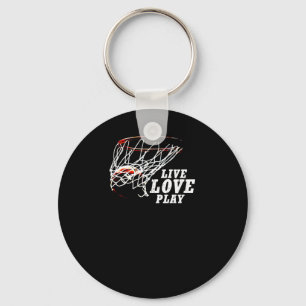 Llavero Live Love Play Basketball De Subgirl