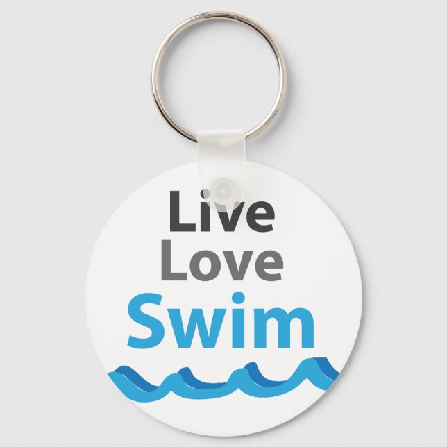 Llavero Live_Love_Swim (Anverso)