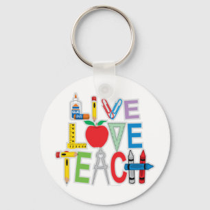 Llavero Live Love Teach