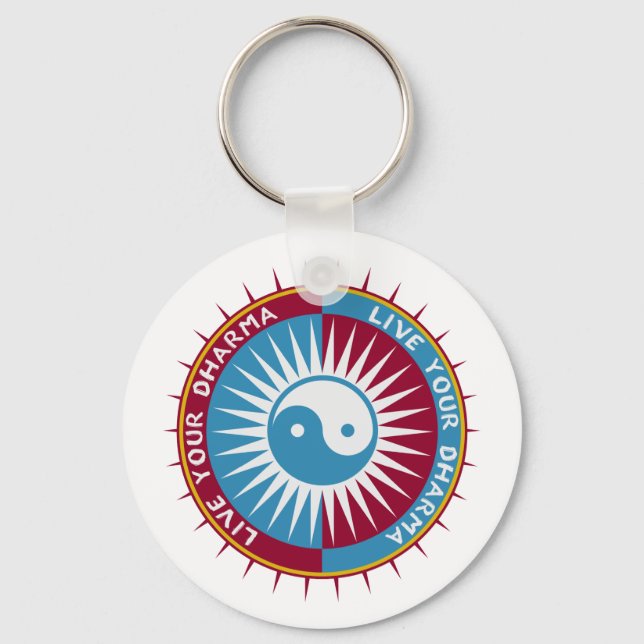 Llavero Live Your Dharma (Anverso)
