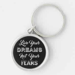 Llavero Live Your Dreams personalizado cadenas de claves d