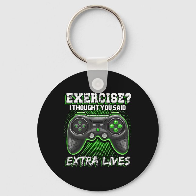 Llavero Lives Funny Video Game Controller Retro Gamer Boys (Anverso)