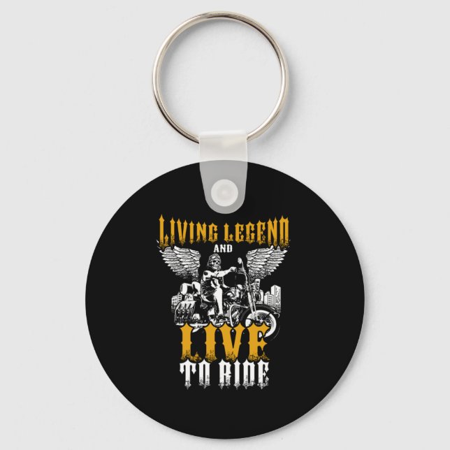 Llavero Living Legend Live To Rige Motorcycle (Anverso)