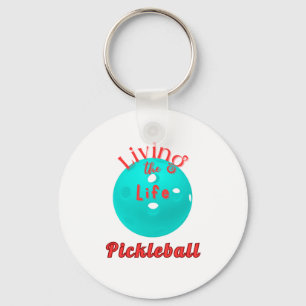 Llavero Living The Life Pickleball