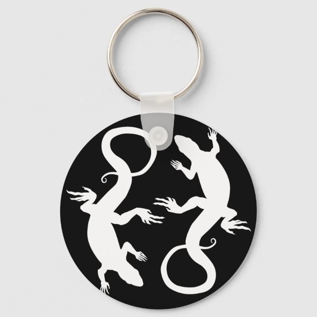 Llavero Lizard Art Key Chain Guay Retro Regalos de Arte Re (Anverso)