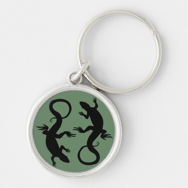 Llavero Lizard Art Keychain Guay Regalos de arte reptiles (Frente)
