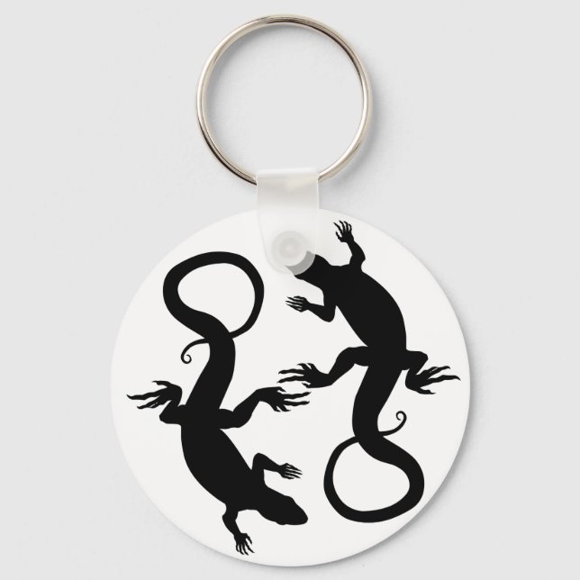 Llavero Lizard Art Keychain Guay Regalos de arte reptiles (Anverso)
