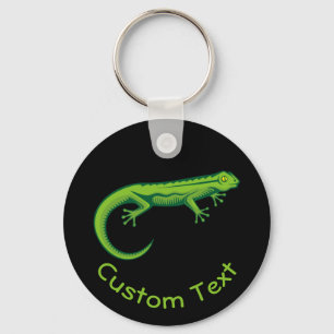 Llavero Lizard Keychain verde