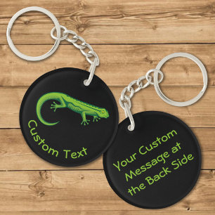 Llavero Lizard Keychain verde