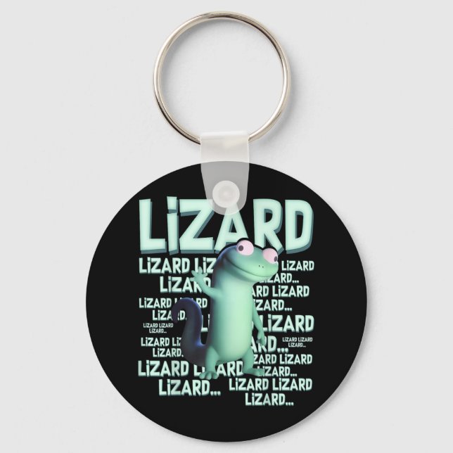 Llavero Lizard Lizard Lizard Gracioso Extraño Meme Viral T (Anverso)
