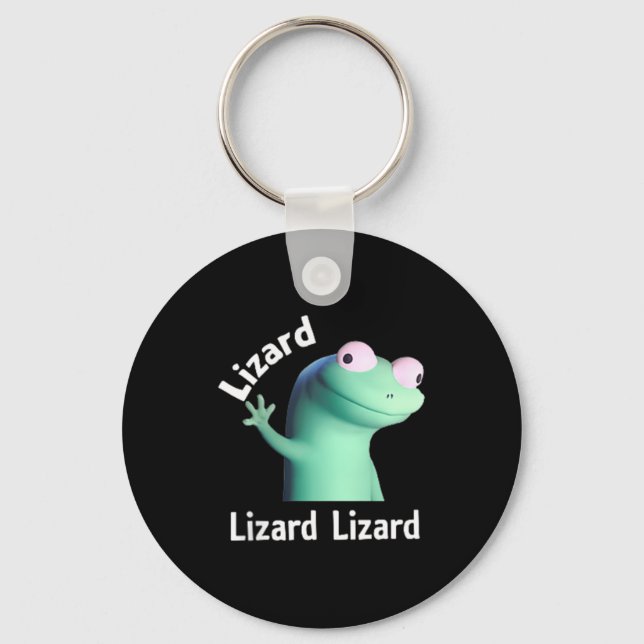 Llavero Lizard Lizard Lizard Meme gracioso (Anverso)