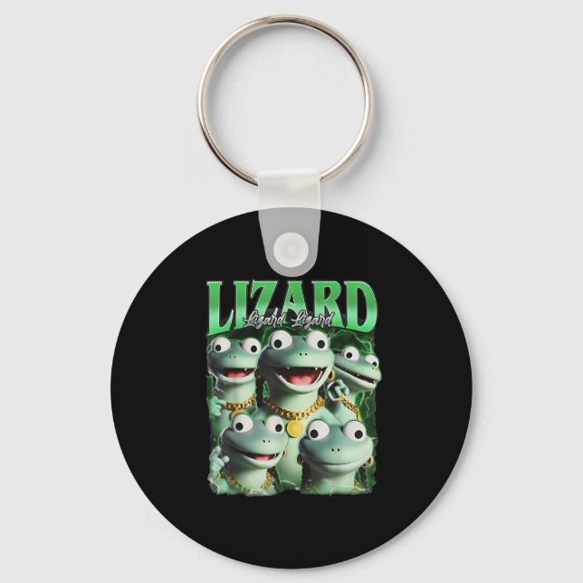 Llavero Lizard Lizard Lizard Meme gracioso Lizard Bootleg  (Anverso)