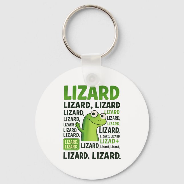 Llavero Lizard Lizard Lizard Shirard Gracioso Animal Extra (Anverso)