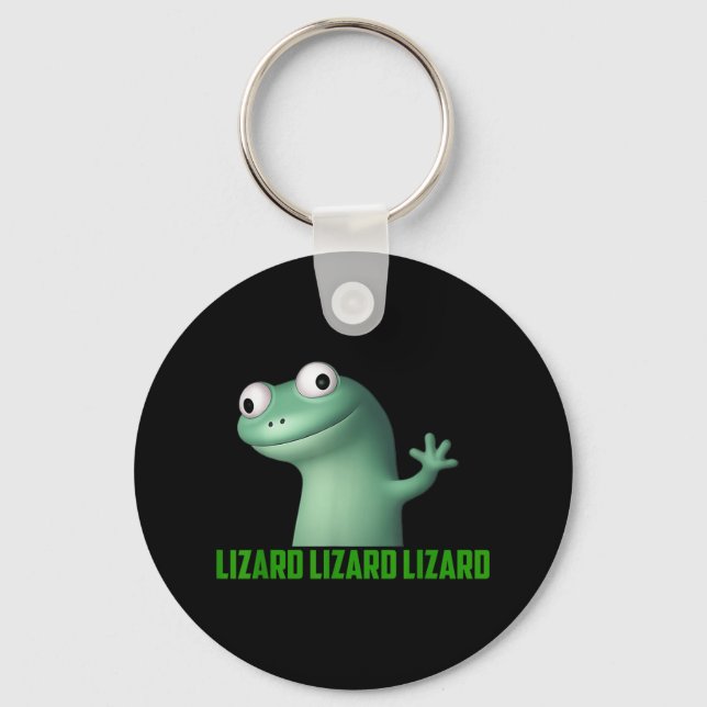 Llavero Lizard Meme Lizard Lizard Lizard Gráfica divertida (Anverso)