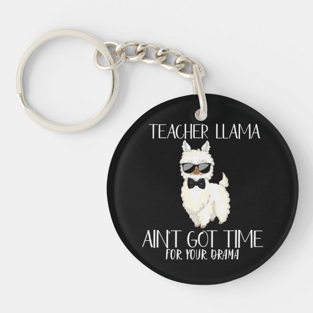 Llavero Llama a profesor - No es momento para educador gra (Frente)